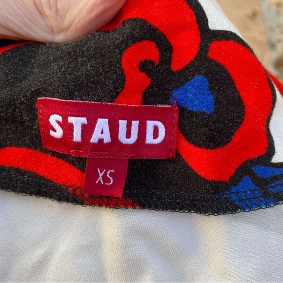 STAUD- GENEVIEVE DRESS IN SEASIDE FLORAL size XS - Picture 11 of 16